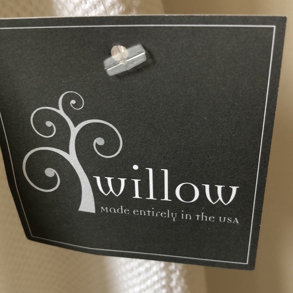 VEST open front longer length hits mid thigh. White 100% cotton NWT - Picture 7 of 9